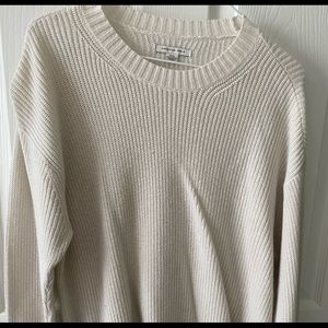 Cream sweater